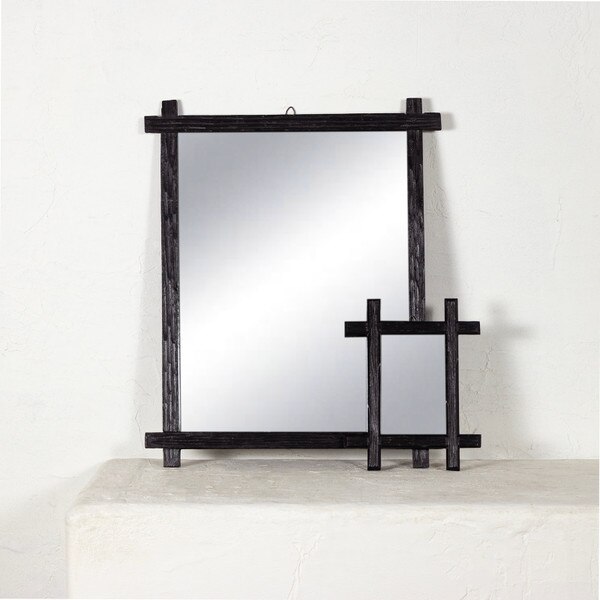 Wooden Mirror Set
